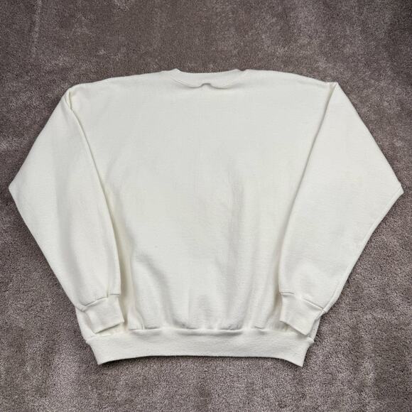 Vintage Kentucky Sweatshirt Born To Be Wild Crewneck White Size L Eagle Nature - Picture 3 of 5